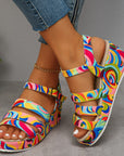 Kiara - Platform Ankle Strap Sandals With Elevated Comfort