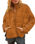 APRIL™ – Lightweight Compact Zip Puffer Jacket