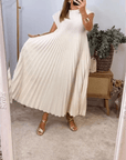 Sandra | Pleated Elegant Dress