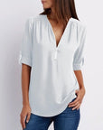 Gwen | Chic Zipper Blouse