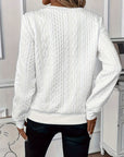 Elysha™ - Textured Quarter-Zip Pullover