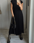 Sandra | Pleated Elegant Dress