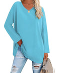 Alicia™ - Relaxed V-Neck Sweater