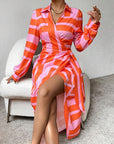 Amelia™ | Printed Wrap Dress