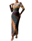 Chastity™ – Stylish Leopard Ruched Bodycon Dress
