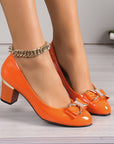 Evelyn | Classic Bow Heels