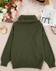 Zelina - Long Sleeve Sweater With Pocket