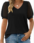 Helena | Sleek V-Neck Blouse