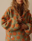 Fleur™ | Floral Fleece Sweater