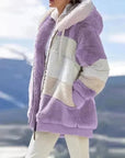 Alice – Cozy Tweed Hooded Jacket with Wool Lining
