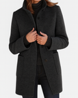 ZUZANA | Women's coat with high collar