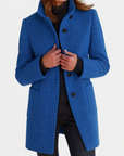 ZUZANA | Women's coat with high collar