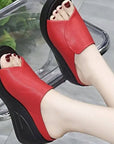 Marigold – Orthopedic Slip-On Wedge Sandals