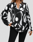 LYRA SATIN LOOK BLOUSE