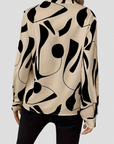 LYRA SATIN LOOK BLOUSE