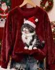 Women's Christmas Flannel Hoodie