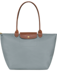 Longchamp - Large Le Pliage Tote, Steel
