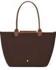 Longchamp - Large Le Pliage Tote, Ebony
