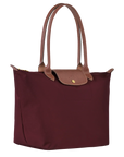Longchamp - Large Le Pliage Tote, Burgundy