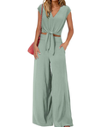 LENA™ – Breezy V-Neck Wide-Leg Set