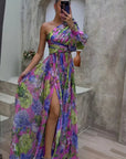 Priscilla™ - Dreamy Floral Elegance Dress