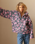 Fleur™ | Floral Fleece Sweater