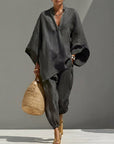 Marina | Women's Casual Two-Piece Set with V-Neck