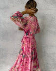 Hazel™ | Wrap Dress with Floral Print