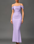 EUNOIA™ - Elegant Off Shoulder Backless Mermaid Dress