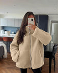 Keira – Soft teddy coat