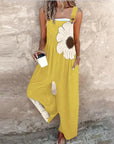 Comfortable printed overalls