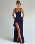 MARILYN™ - Elegant Formal Slip Maxi Dress with Open Back