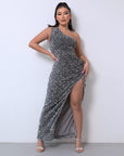 BRAYLEIGH™ - Glamour One-Shoulder Sequin Dress