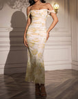 EUNOIA™ - Elegant Off Shoulder Backless Mermaid Dress