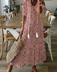 Amalia | Boho Vintage Summer Maxi Dress