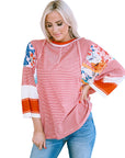 BAILEY™ – Lightweight Patchwork Batwing Top