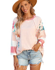 BAILEY™ – Lightweight Patchwork Batwing Top