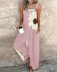 Comfortable printed overalls