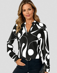 LYRA SATIN LOOK BLOUSE