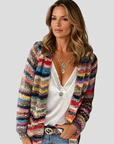 ISA VIBRANT LAYERS CARDIGAN