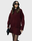 Cosy knitted set