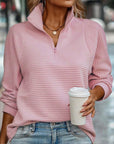 Suzanne™ - Half-Zip Detailed Pullover