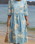 Fleur™ | Everyday Comfort Dress With Floral Print