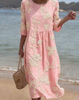 Odette™ | Everyday Comfort Dress With Floral Print