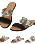 Maribel - Gold-Accented Desert Sandals
