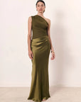 Luna™ | Maxi Dress with a Gilt in Satin
