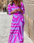 Amelia™ | Printed Wrap Dress