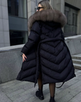 Christina | Elegant casual jacket with faux fur collar