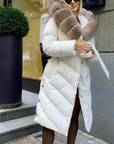 Christina | Elegant casual jacket with faux fur collar