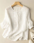 Aurora – Embroidered Relaxed Blouse